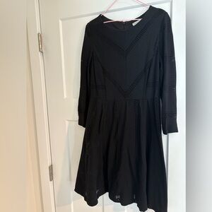 LC Lauren Conrad Black Long Sleeve Dress